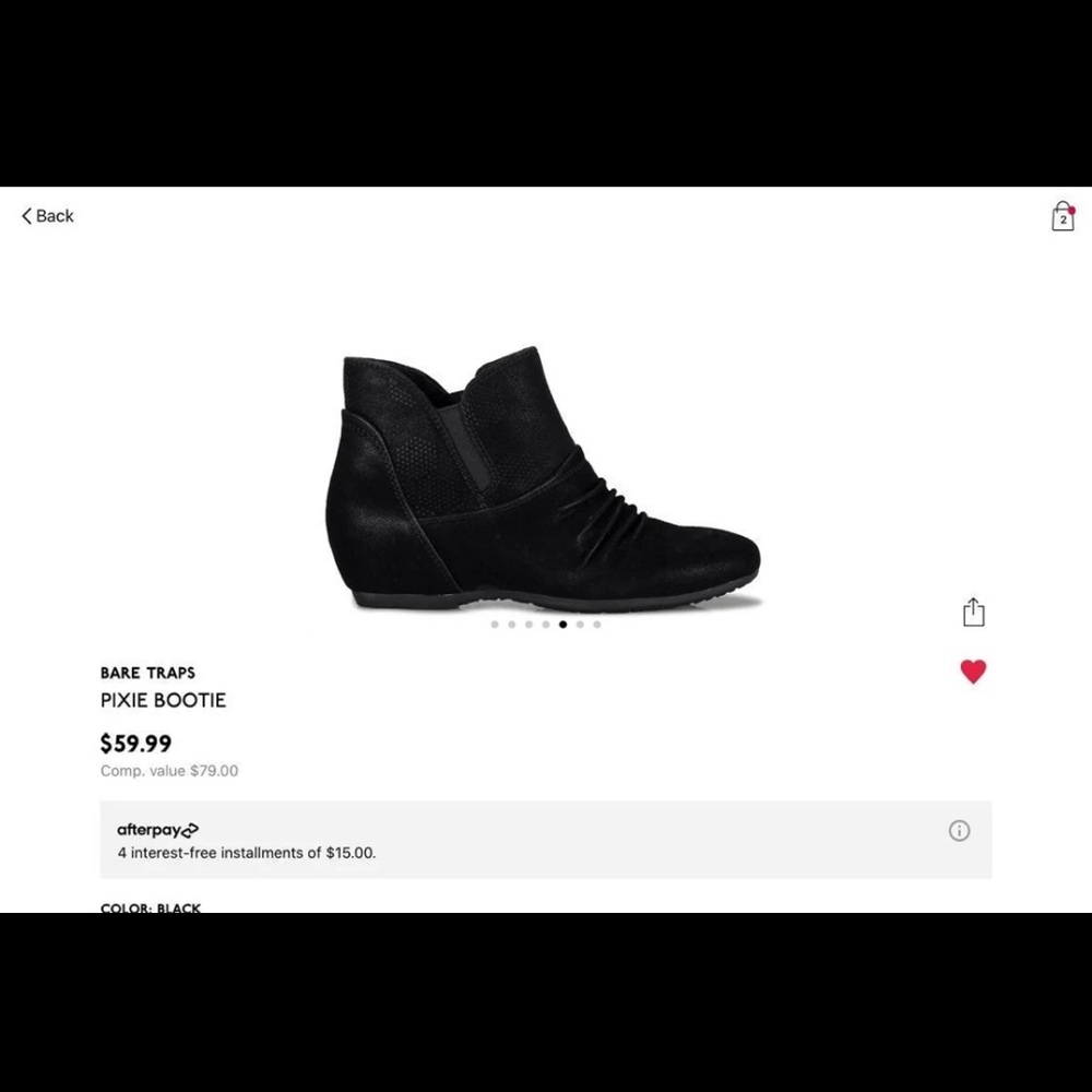 Women’s Baretraps Pixie booties